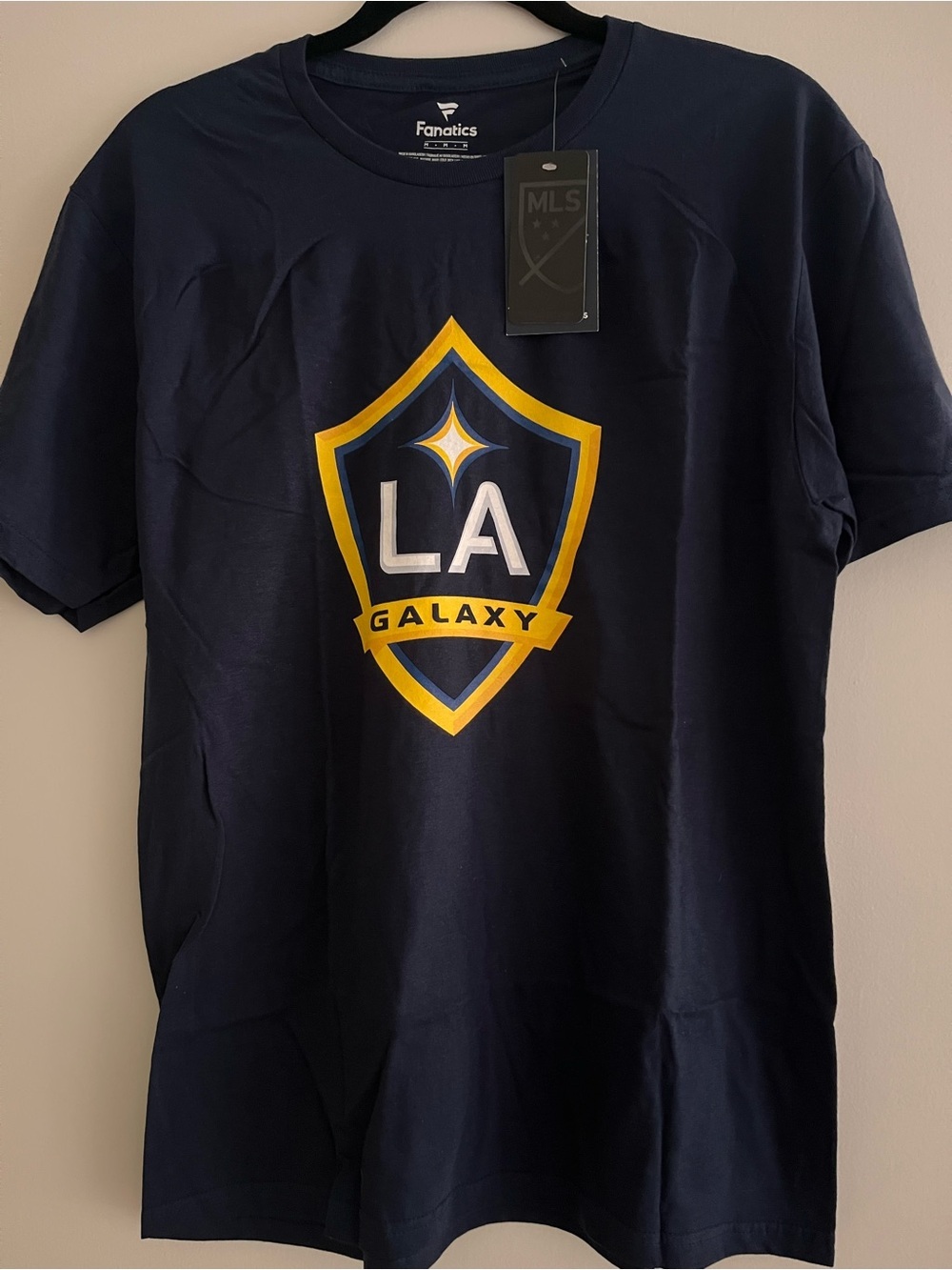 Fanatics Navy LA Galaxy Tagged Logo Tee with Gold Accent - Picture 2 of 6